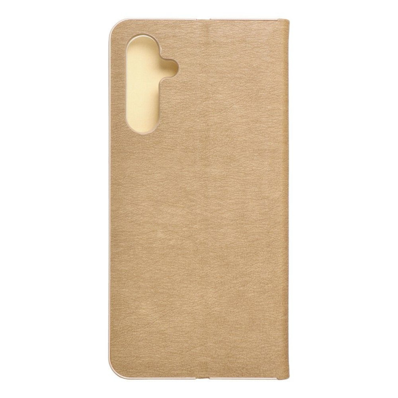Samsung Galaxy A15 LTE Portefeuilles LUNA Book Gold Élégant  Or