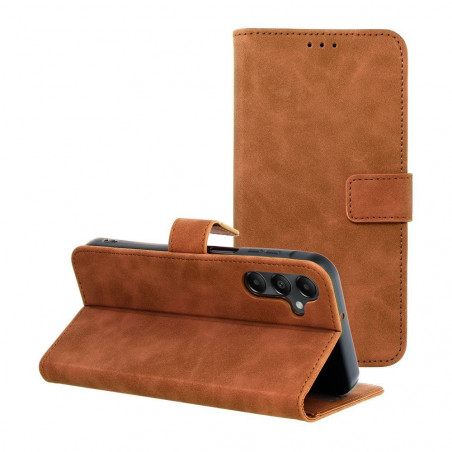 Samsung Galaxy A15 LTE Portefeuilles TENDER Book Brun