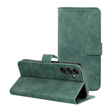 Samsung Galaxy A15 LTE Portefeuilles TENDER Book Vert