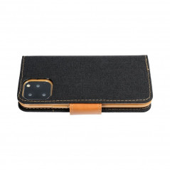 Samsung Galaxy A05 Portefeuilles Canvas Book Noir