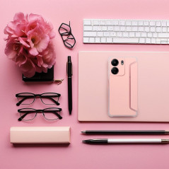 XIAOMI Redmi 13C Portefeuilles Piano Book Pêche clair