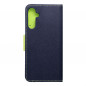 Samsung Galaxy A15 LTE Portefeuilles Fancy Book Marine / Citron vert