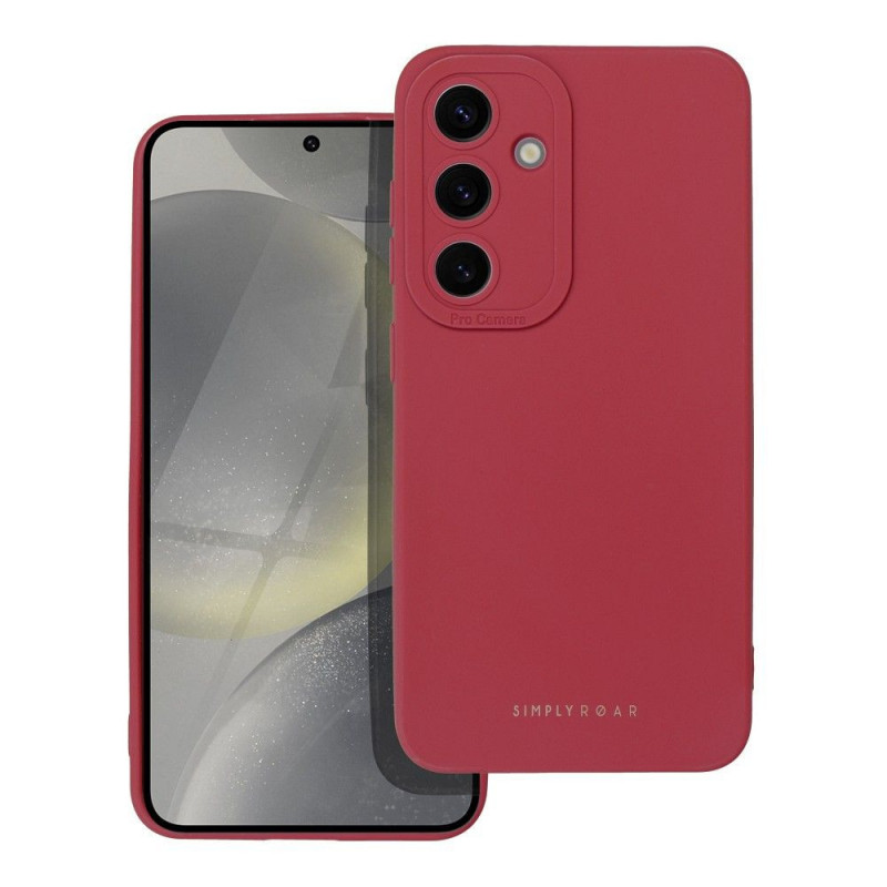 Samsung Galaxy S24 Coque Roar Luna Monochromatique, Élégant, Un accessoire esthétique  Rouge