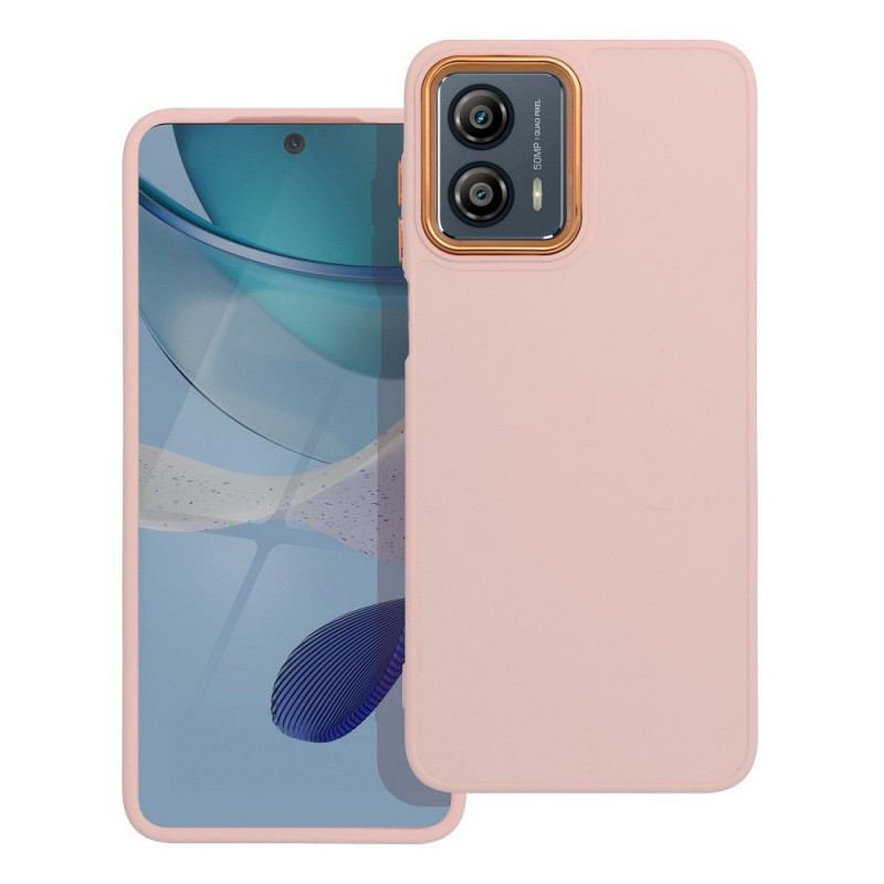 Motorola Moto G13 Coque FRAME Élégant  Rose poudré