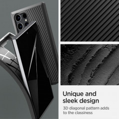 Samsung Galaxy S24 ULTRA Coque Spigen Armor Élégant  Noir