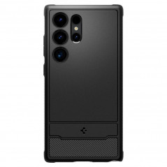 Samsung Galaxy S24 ULTRA Coque Spigen Armor Fibre de carbone, Élégant  Noir