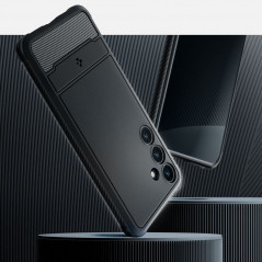 Samsung Galaxy S24 Coque Spigen Armor Fibre de carbone, Élégant  Noir