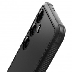 Samsung Galaxy S24 Coque Spigen Armor Fibre de carbone, Élégant  Noir