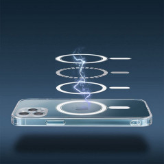 Apple iPhone 12 Pro Max Coque Clear Mag Cover MagSAFE  Transparent