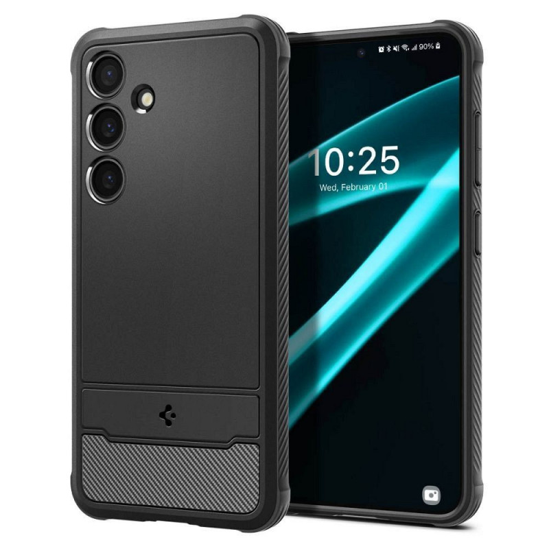 Samsung Galaxy S24 PLUS Coque Spigen Armor Fibre de carbone, Élégant  Noir