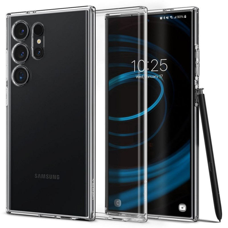 Samsung Galaxy S24 ULTRA Coque Spigen Liquid Crystal Clair comme du cristal  Transparent