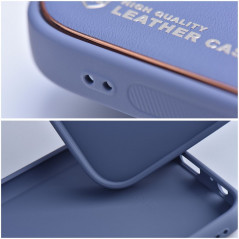 Samsung Galaxy A55 Coque Leather Bleu
