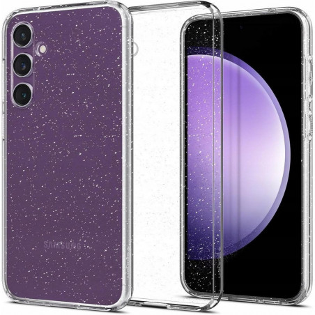 Samsung Galaxy S23 FE Coque Spigen Liquid Crystal Clair comme du cristal  Cristal scintillant