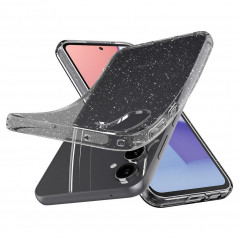 Samsung Galaxy S23 FE Coque Spigen Liquid Crystal Clair comme du cristal  Cristal scintillant