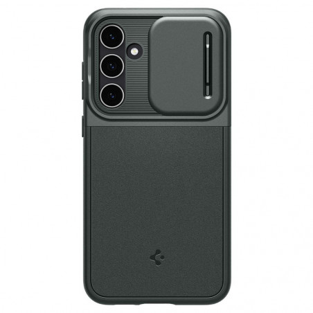 Samsung Galaxy S23 FE Coque Spigen Optik Armor Vert abysses
