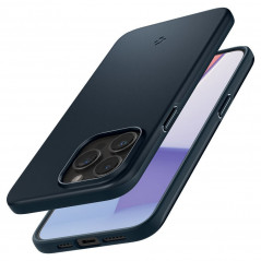 Apple iPhone 15 Pro Max Coque Spigen Thin Fit Ardoise métallique
