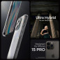 Apple iPhone 15 Pro Coque Spigen Ultra Hybrid Clair comme du cristal  Cristal spatial