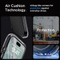 Apple iPhone 15 Pro Coque Spigen Ultra Hybrid Clair comme du cristal  Cristal spatial