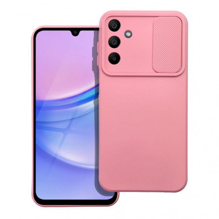 Samsung Galaxy A15 LTE Coque Slide Rose clair