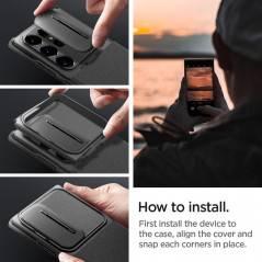 Samsung Galaxy S24 ULTRA Coque Spigen Armor Noir