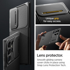 Samsung Galaxy S24 ULTRA Coque Spigen Armor Noir