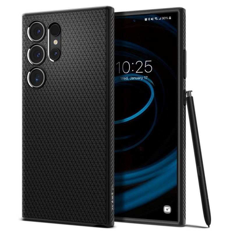 Samsung Galaxy S24 ULTRA Coque Spigen  Liquid Air Noir mat