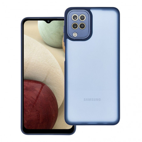 Samsung Galaxy A12 Coque VARIETE Élégant  Bleu marine