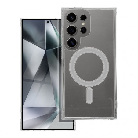 Samsung Galaxy S24 ULTRA Coque Clear Mag Cover MagSAFE  Transparent