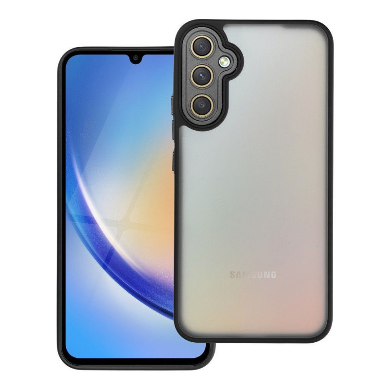 Samsung Galaxy A34 Coque VARIETE Élégant  Noir