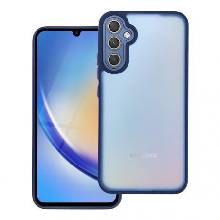 Samsung Galaxy A34 Coque VARIETE Élégant  Bleu marine