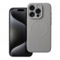 Apple iPhone 15 Pro Coque Silicone Mag Cover MagSAFE  Titane
