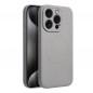 Apple iPhone 15 Pro Coque Silicone Mag Cover MagSAFE  Titane