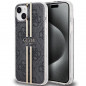 Apple iPhone 15 Coque Guess 4G Gold Stripe Élégant  Noir