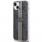 Apple iPhone 15 Coque Guess 4G Gold Stripe Élégant  Noir