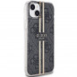 Apple iPhone 15 Coque Guess 4G Gold Stripe Élégant  Noir