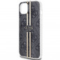 Apple iPhone 15 Coque Guess 4G Gold Stripe Élégant  Noir