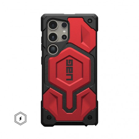 Samsung Galaxy S24 ULTRA Coque Urban Armor Gear Monarch Pro MagSAFE  Magnet crimson
