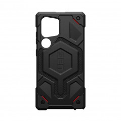 Samsung Galaxy S24 ULTRA Coque Urban Armor Gear Monarch Étui haut de gamme  MagSAFE  Noir kevlar