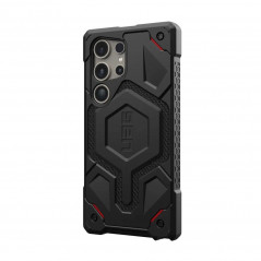 Samsung Galaxy S24 ULTRA Coque Urban Armor Gear Monarch Étui haut de gamme  MagSAFE  Noir kevlar