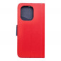 XIAOMI Redmi Note 13 4G Portefeuilles Fancy Book Rouge / Marine