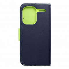 XIAOMI Redmi Note 13 Pro Plus 5G Portefeuilles Fancy Book Marine / Citron vert