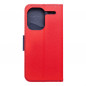 XIAOMI Redmi Note 13 Pro Plus 5G Portefeuilles Fancy Book Rouge / Marine
