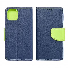 XIAOMI Redmi Note 13 Pro 4G Portefeuilles Fancy Book Marine / Citron vert