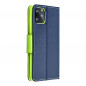XIAOMI Redmi Note 13 Pro 4G Portefeuilles Fancy Book Marine / Citron vert