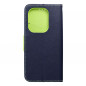 XIAOMI Redmi Note 13 Pro 4G Portefeuilles Fancy Book Marine / Citron vert