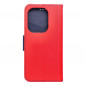 XIAOMI Redmi Note 13 Pro 4G Portefeuilles Fancy Book Rouge / Marine