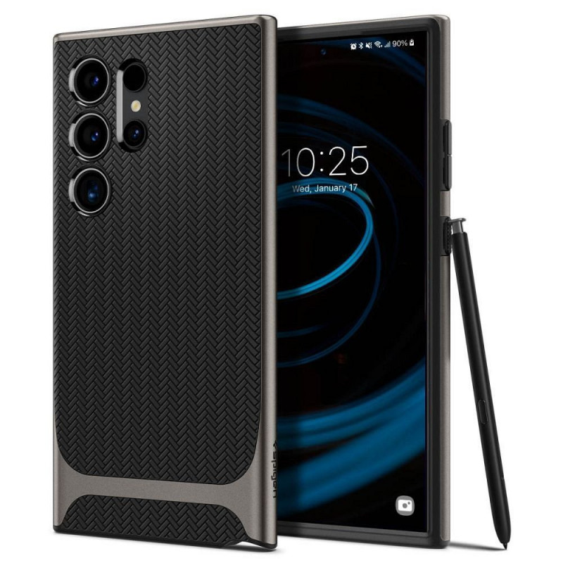 Samsung Galaxy S24 ULTRA Coque Spigen Neo Hybrid Gris bleuâtre foncé