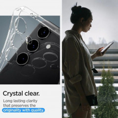 Samsung Galaxy S24 PLUS Coque Spigen Liquid Crystal Clair comme du cristal  Transparent