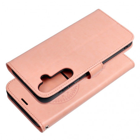 Samsung Galaxy A35 Portefeuilles MEZZO Book Capteurs de rêve  Pêche clair