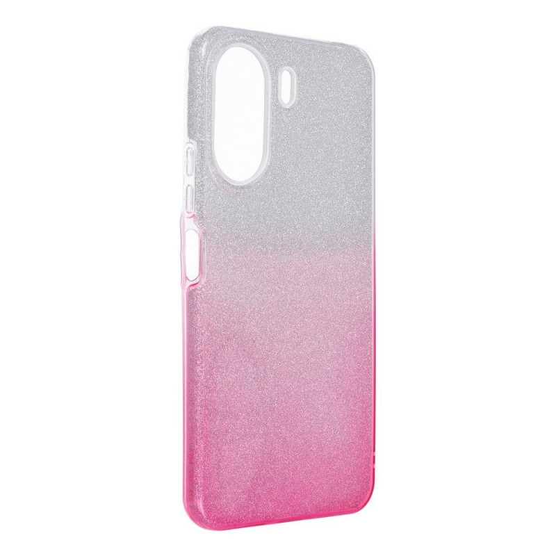 XIAOMI Redmi 13C Coque Shining Transparent et rose